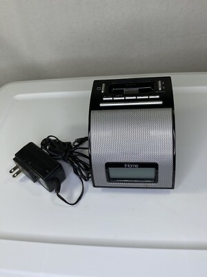 iHome IH110B iPod iPhone Sound Alarm Clock Dock Station Player Black UNTESTED!!
