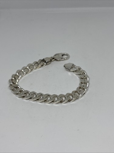 (1403) sterling silver 925 Curb bracelet