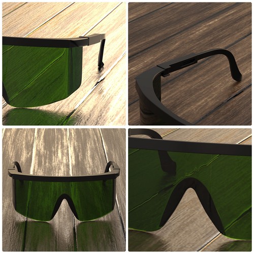 Laserschutzbrille 200nm-2000nm OD4+ Stylische Schutzbrille für Laseranwendungen - Bild 6 von 10