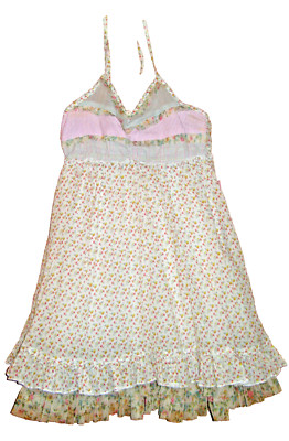 Mädchen CARBONE Neckholder - Kleid Gr. 122 so wunderschön