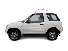Fits: 1996-1999 Toyota Rav4 2D Utility Front Left Driver Side Door Window Glass