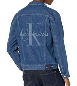 calvin klein jeans men's denim trucker jacket