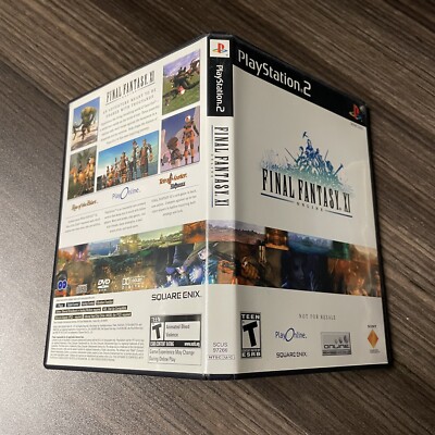 Final Fantasy XI Online PlayStation 2 PS2 Game Discs + Case Final Fantasy XI Online PlayStation 2 PS2 Game Discs + Case