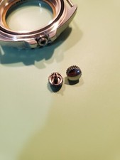 RARA CORONA E TUBO IN ACCIAIO SWISS MADE anni 60 ETERNA KONTIKI SUPER DIVER