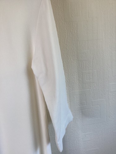 Celine Ivory Shift Dress Modele Depose side split frill Size FR 36 UK 8 - Picture 12 of 17