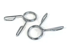 PAIR of 2 - Heavy Duty Olympic 2" Barbell Spring Collar - 5" Long