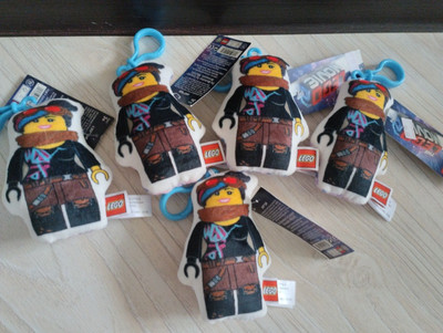 The Lego Lucy Plush 5'' Clip-On Keyring Keychain Bag Charm Plush lot of 5