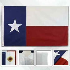 State of Texas Flag 3x5 ft Embroidered Outdoor Heavy Duty Flags Durable Double