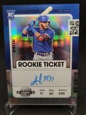 2021 Panini Contenders Anderson Tejada **Hard Autograph** Prizm Rookie Card #149