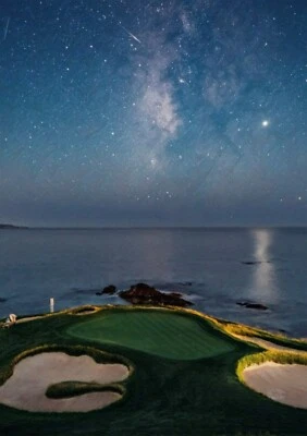 Classic Sports Prints - Pebble Beach Golf -Ready2Hang-HUGE canvas - Image 1 of 4