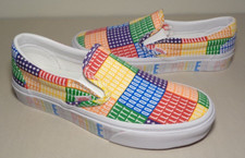 Vans Size 5 M PRIDE LGBTQ Multicolor Canvas Slip On Sneakers New Men's Shoes