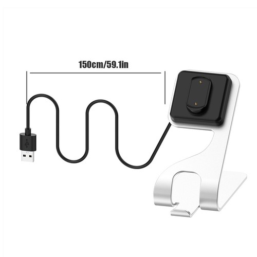 Charger Dock Aluminum Alloy Charging Base for Amazfit T-Rex Ultra (Silver) DE - Zdjęcie 11 z 12