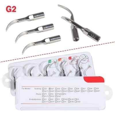 10 Embouts De Détartreur Ultrasonique Dentaire G2 - Compatibles Woodpecker EMS Cavitron