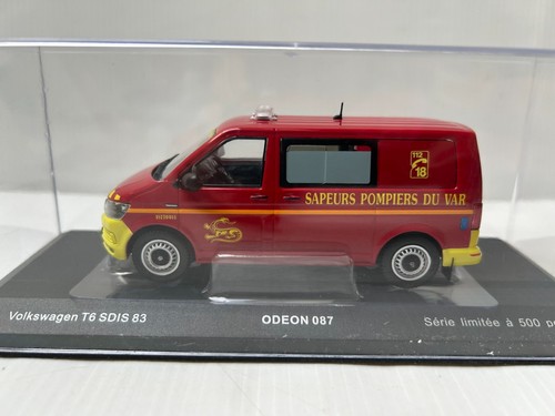 Modèle Réduit Volkswagen T6 Pompier SDIS 06 Alpes-Maritimes - Neuf
