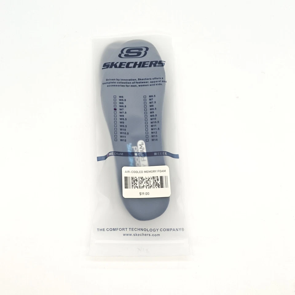 New Skechers Memory Foam Air Cooled Insoles Footbed insert Women/Men' Replacemen - Image 2 of 4