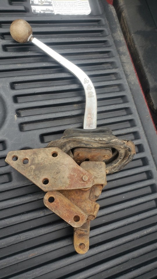 RARE 442 Hurst shifter, Olds, 3 speed? original Stamped 442 H Genuine ...