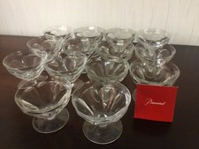 16 coupes champagne Talleyrand cristal de Baccarat h:8cm (prix à l'unité)