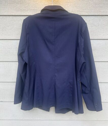 Giacca blazer Lane Bryant The Byant un bottone taglia 18 blu carriera lavoro ufficio - Foto 3 di 9