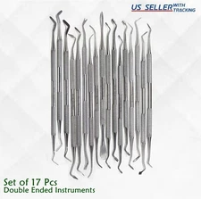 17 Composite Dental Filling Instrument Probe Spatula Plugger Heidman Hollenback