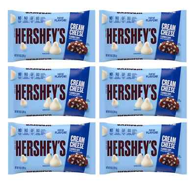 HERSHEY'S Cream Cheese Flavored, Premium Baking Chips 8 OZ (6 Bags) On Sale!