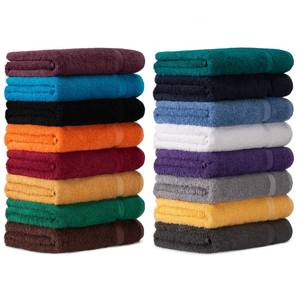 Handtuch Set 2er 4er 8er 10er Gästetuch Duschtuch Frottee 100% Baumwolle 600g/m² - Bild 2 von 3