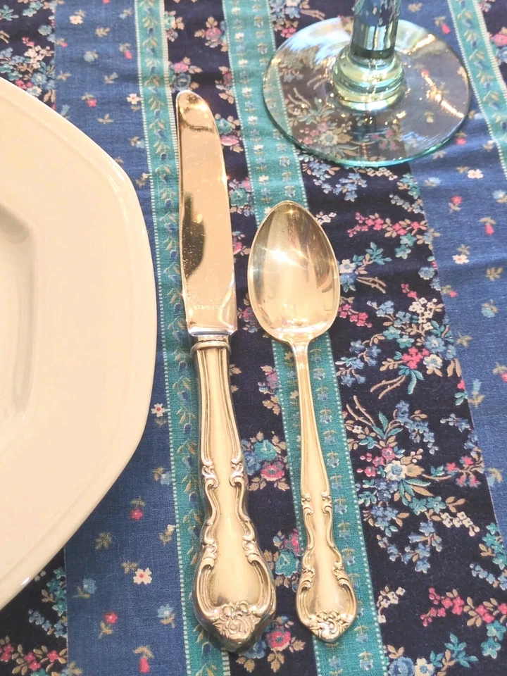 Juego de 16, 132 piezas de plata de ley de Easterling American Classic sin mono Foto 2 de 4