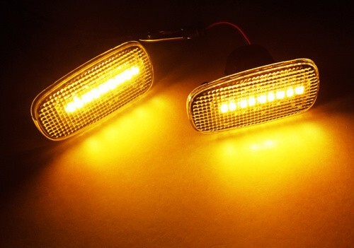 For 1999-2005 Lexus IS Altezza LS Clear Lens Side Indicator LED Repeater Lights - Picture 9 of 19