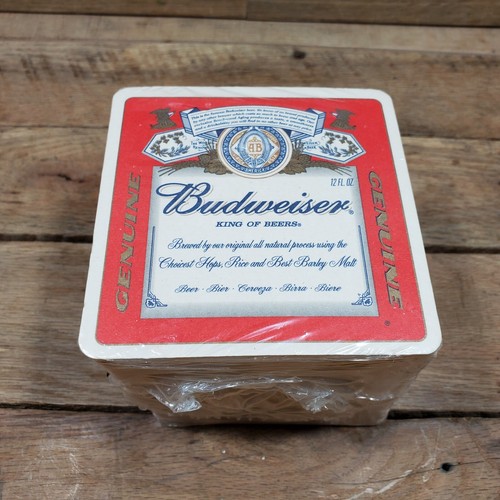 Budweiser Coasters 4 Inches - King of Beers NEW in Sleeve - 第 1/4 張圖片