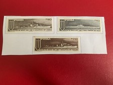 POLAND POLSKA 1970 MH POLISH NAVY IN WORLD WAR II 2 PIORUN ORZEL GARLAND WARSHIP