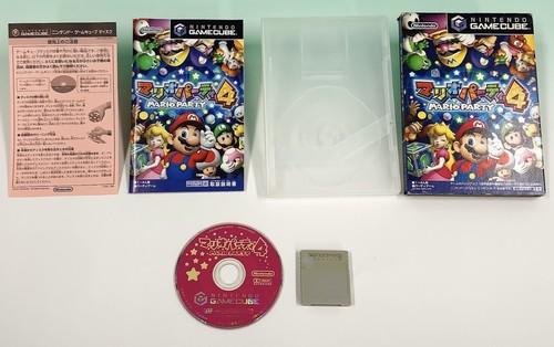 lot of 3 Nintendo Gamecube Mario Party 4 5 6 w/ memory card GC Japan JP NTSC-J - Picture 3 of 12