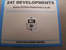 "0" Gauge 247 Developments Shed Plate 8C