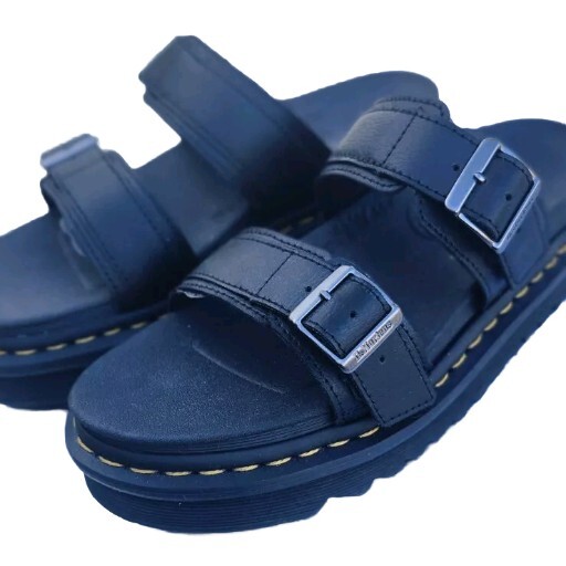 【Dr.Martens】 ★ MYLES ★ BLACK Dr. Martens Myles Slide Sandal - Black | Journeys