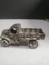 Vintage 4.5" Cast Iron C Cab Stake Bed Truck AC Williams Hubley #19