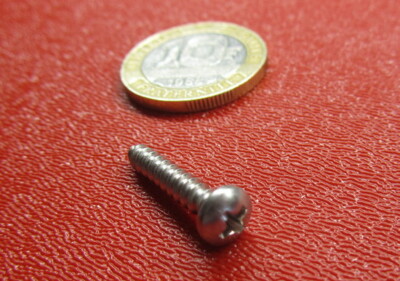18-8 Stainless Steel Phillips Pan Sheet Metal Screws #6 x 3/4'' Length, 200 pcs