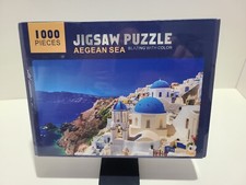 Aegean Sea. Blazing with Color. 1000 Pc. Jigsaw Puzzle. No. 7050-011.