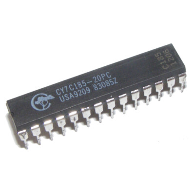 CY7C185-20PC Static Ram Standard SRAM, 8KX8, 20ns, CMOS DIP28