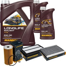 Inspektionspaket MANNOL Longlife 5W-30 7L für KIA Sorento III 2.2 CRDi