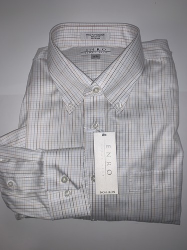 ENRO Non- Iron Button Down Dress SHIRT 