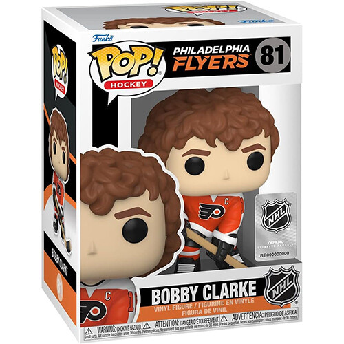 Funko POP! Hockey NHL Legends Figure - BOBBY CLARKE (Philadelphia Flyers) #81