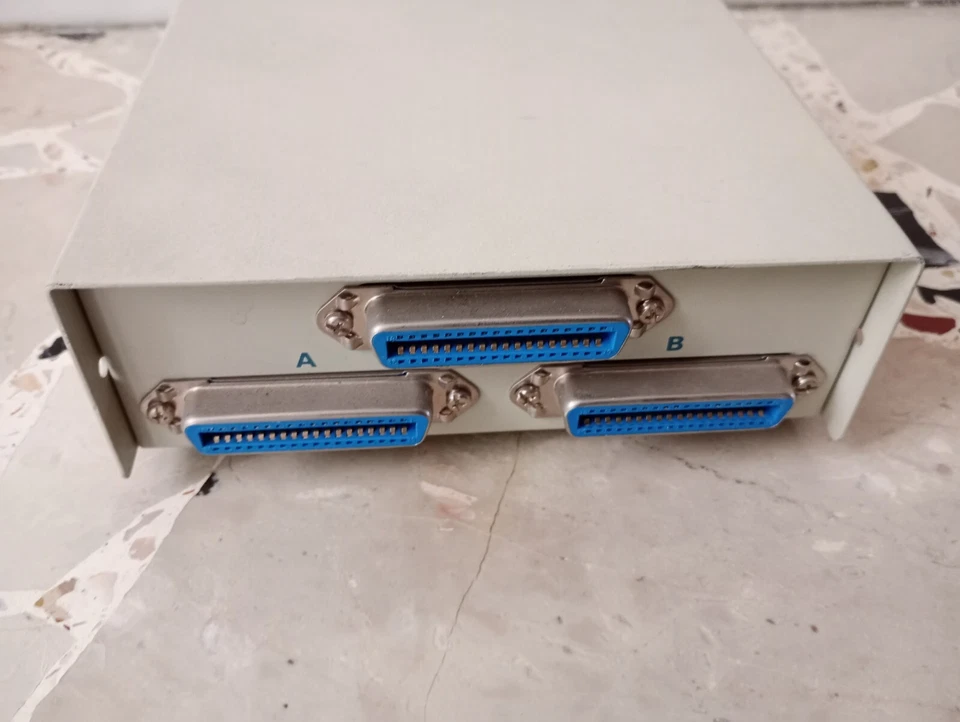 Data switch commutatore stampanti vintage anni 80 - Immagine 2 di 2