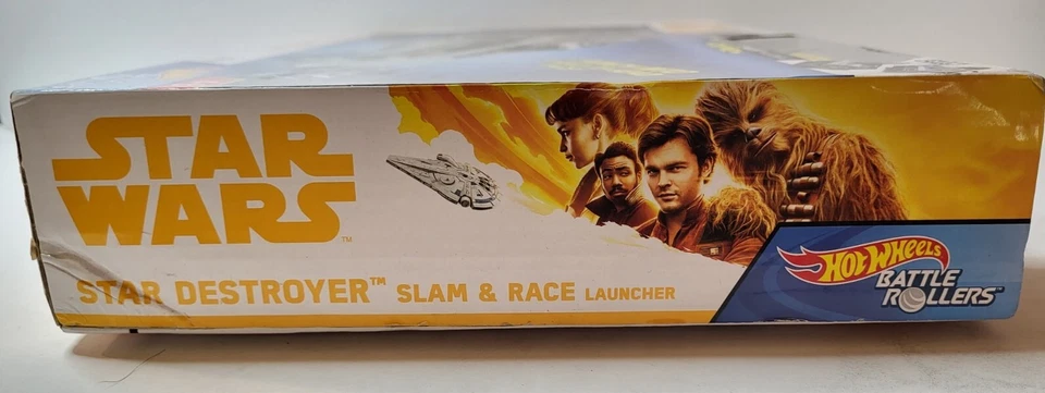 Star Wars Hot Wheels Battle Rollers Star Destroyer Slam & Race Launcher Han Solo Foto 4 de 4