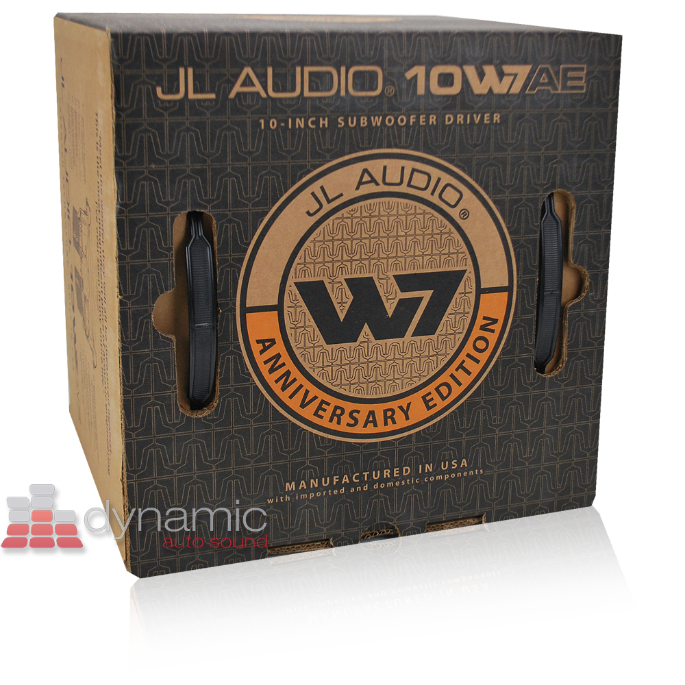 JL Audio 10W7AE-3 W7 Series 10" 3-Ohm Car Audio Subwoofer - Anniversary Edition