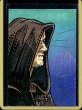2025 Topps Chrome Star Wars Emperor Palpatine Sketch Art Card Artist Auto #1/1
