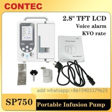 Infusion Pump With Voice alarm system IV Fluid Flow Control KVO Rate LCD Alarm