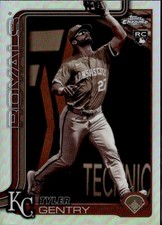 2025 Topps Chrome - Tyler Gentry #218 Sepia Refractor (RC)