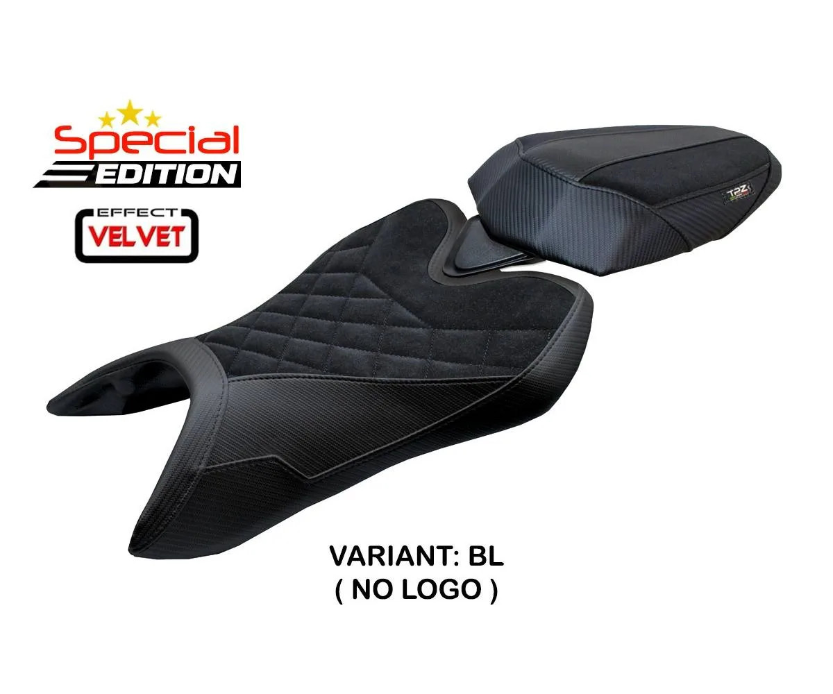 Seat cover Vignesh Velvet S.E. Black Tpz compatible APRILIA TUONO 457 2025 2026