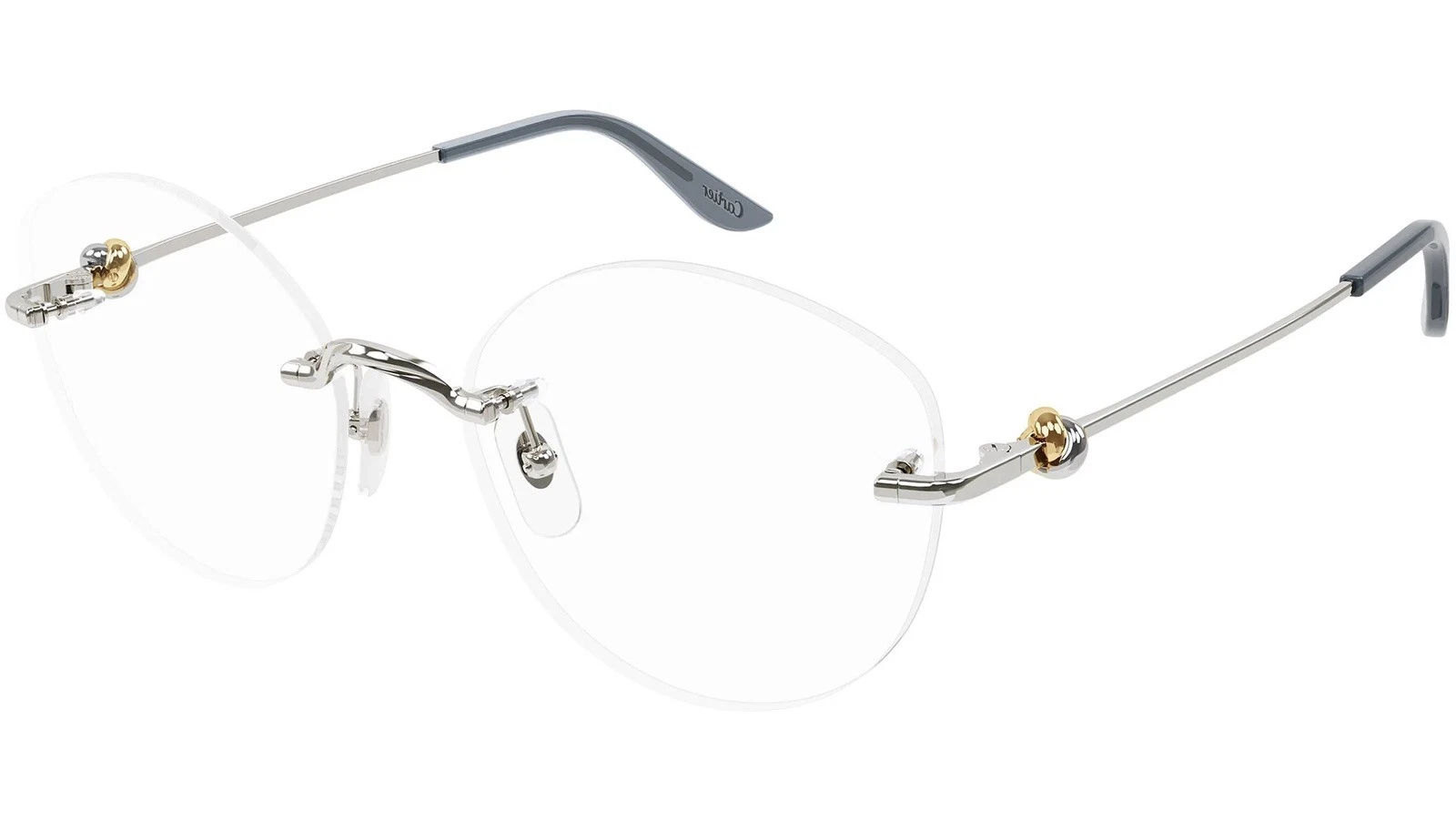 Cartier — New Cartier eyewear optical eyeglasses CT0376O 002 silver