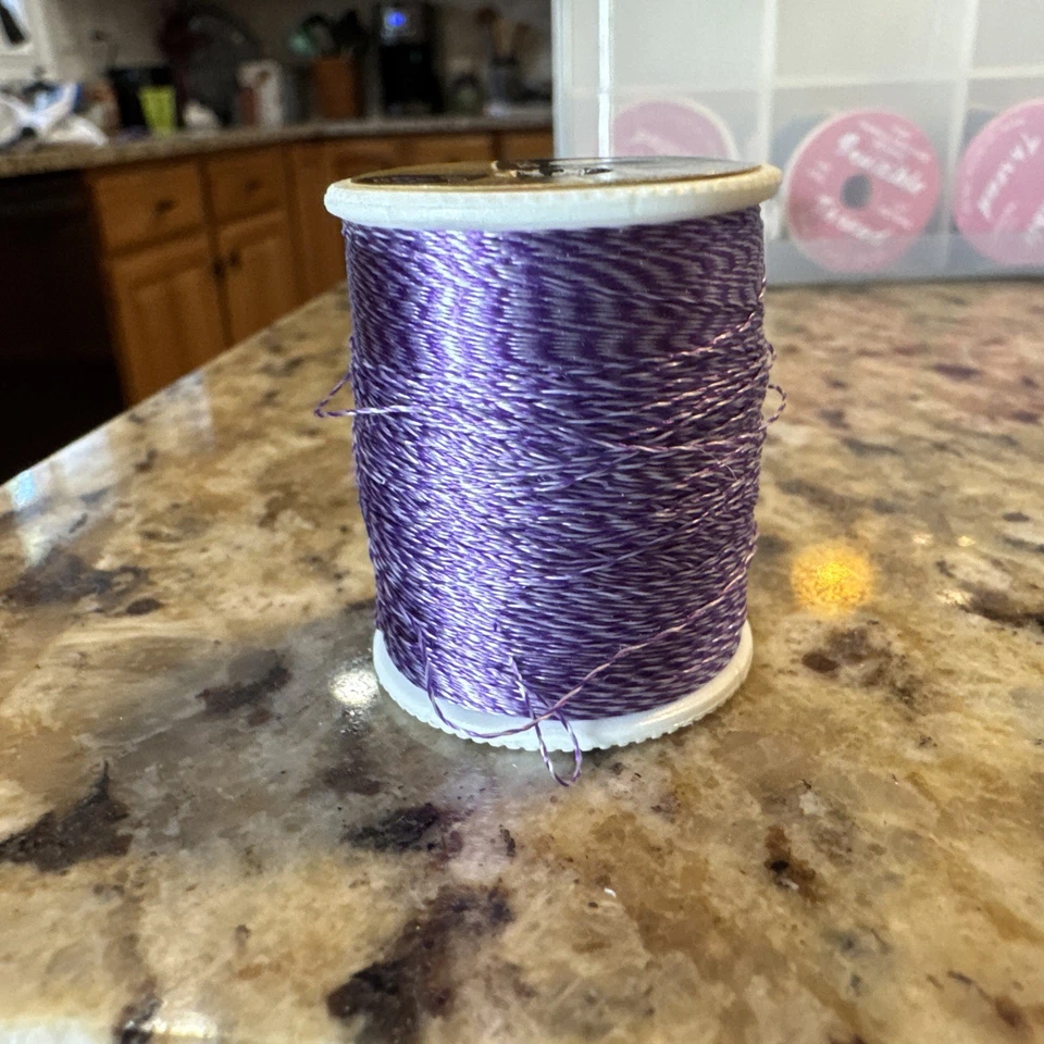 Coats & Clark Rayon Twist 200 Yd 35 Wt Light Purple Thread - Image 3 of 4