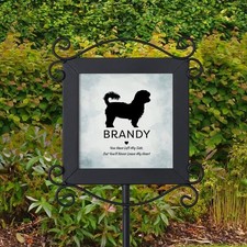 Personalized Dog Memorial Garden Stake Custom Pet Sympathy Garden Decor