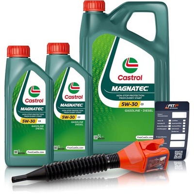 7 L LITER CASTROL MAGNATEC STOP-START 5W-30 C3 MOTOR-ÖL MOTOREN-ÖL